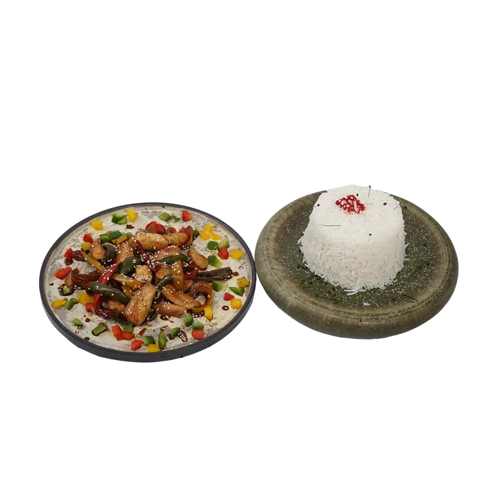 Chicken Stir-Fry + White Rice