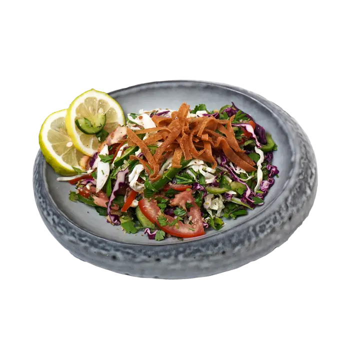 Fattouch Salad with Zaatar