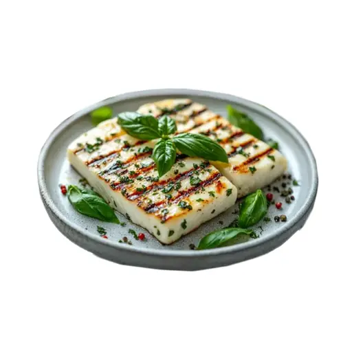 grilled halloumi