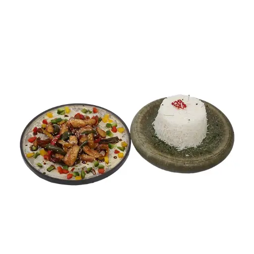 Chicken Stir-Fry + White Rice