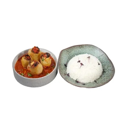 Stuffed Potato with Rice